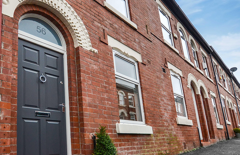 Front door street Taylor Fay homes