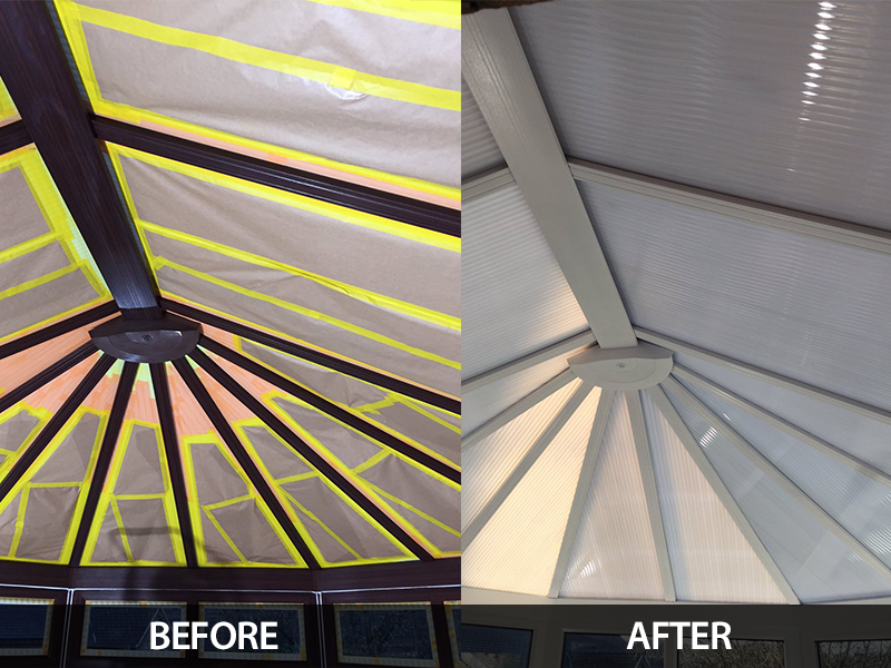 PVC17 change colour of conservatory