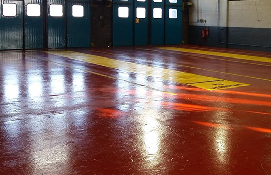 Warehouse floor paint