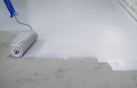Floor Paint in dark grey