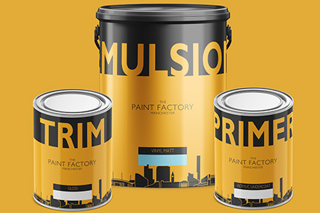 White Label paint Pacakging and branding