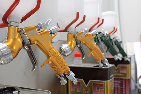 HMG Paitns Sparybooth DeVilbiss Spray guns
