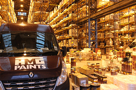 HMG Paints Deliveries